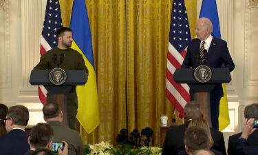 President Joe Biden delivers remarks at Ulster University in Belfast