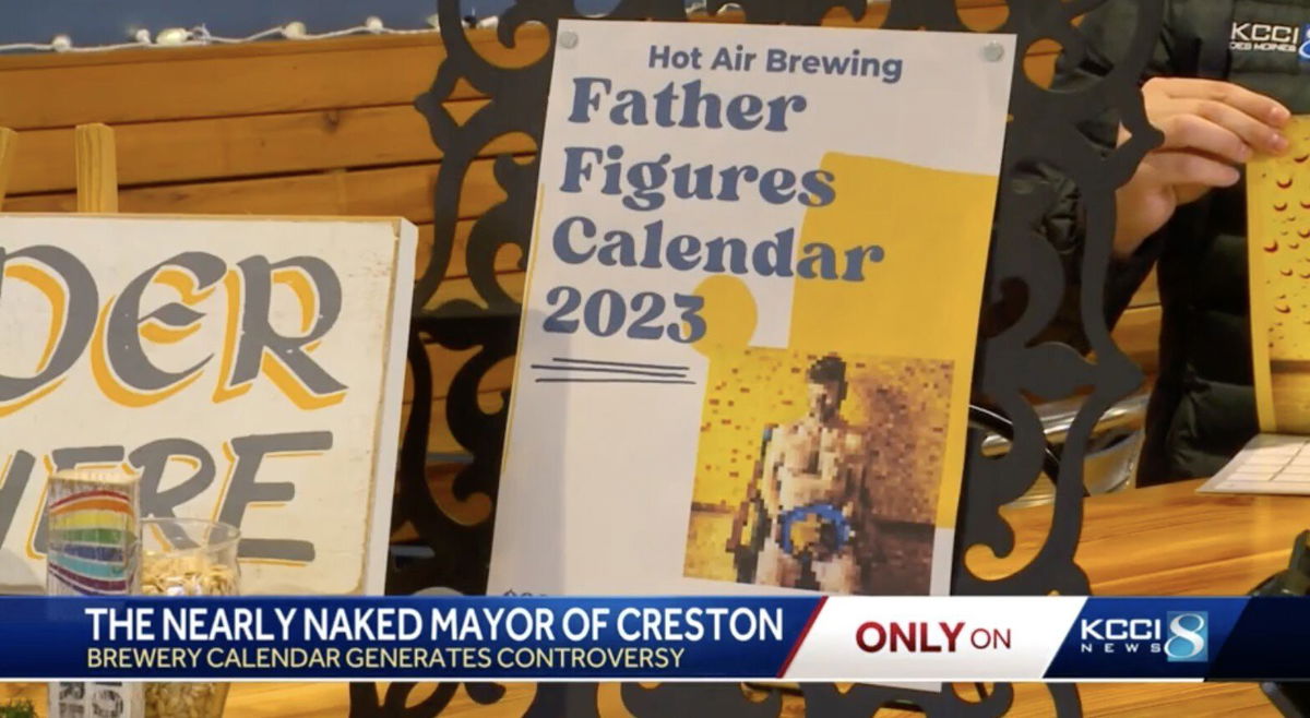 Iowa mayor appears partially nude in brewery calendar – KION546