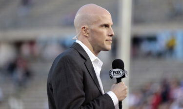 Soccer reporter Grant Wahl is shown here covering the US Men's National Team at Rentschler Field in East Hartford