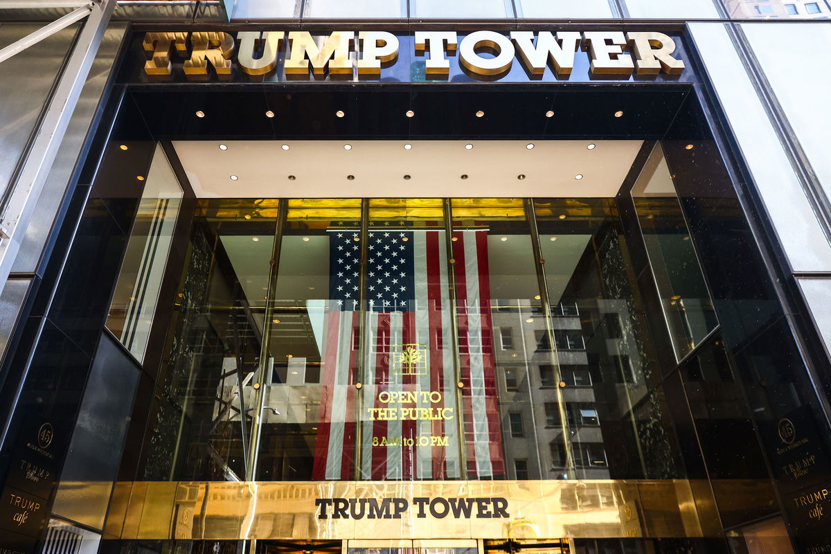 Trump Tower at 721725 Fifth Avenue in the Midtown Manhattan, New York, United States, on October 22, 2022. (Photo by Beata Zawrzel/NurPhoto via Getty Images)