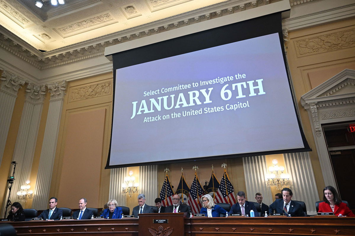 <i>Mandel Ngan/AFP/Getty Images</i><br/>The US House Select Committee convenes a hearing to investigate the January 6 attack on the US Capitol in Washington