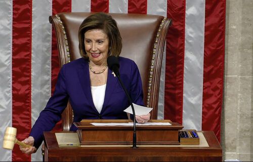 House Speaker Nancy Pelosi announces final passage of the bill to protect same-sex and interracial marriage on the House Floor on Thursday