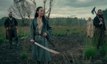 Michelle Yeoh (center) in the limited series prequel "The Witcher: Blood Origin."