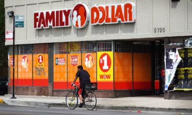 Family Dollar hopes lowering prices will help win back customers on tight budgets. Pictured a Family Dollar store on August 02