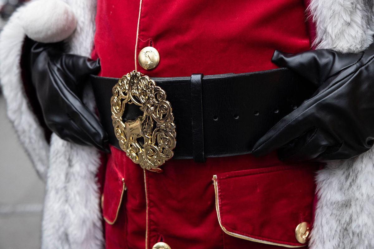 <i>Yuki Iwamura/AFP/Getty Images</i><br/>A Santa Claus attending a Toys For Tots program on December 15