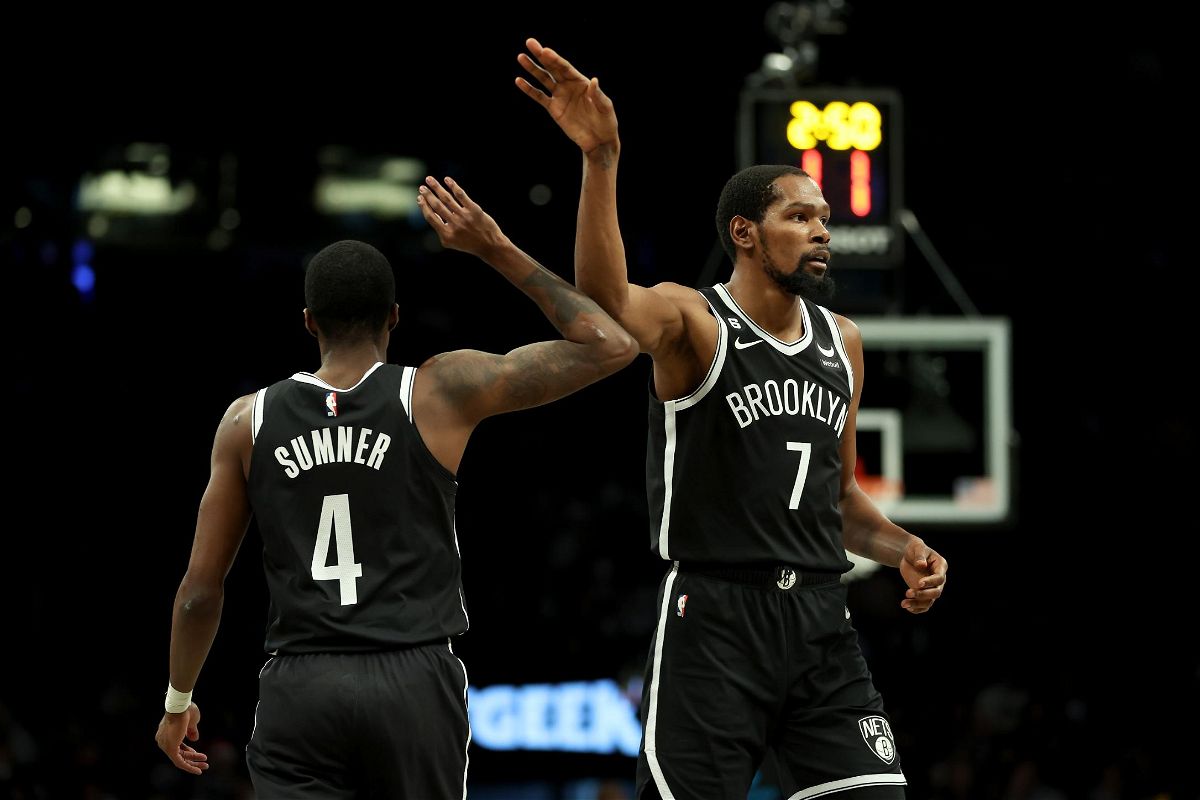 <i>Sarah Stier/Getty Images North America/Getty Images</i><br/>The Brooklyn Nets put up a franchise record 91 points in the first half