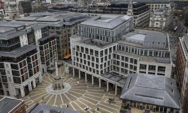 Microsoft is buying a 4% stake in the London Stock Exchange. Pictured is a file image of the London Stock Exchange.