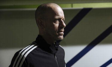 French-Palestinian lawyer Salah Hamouri talks with the press as he arrives at Charles de Gaulle Airport in Paris after his extradition from Israel to France on December 18.