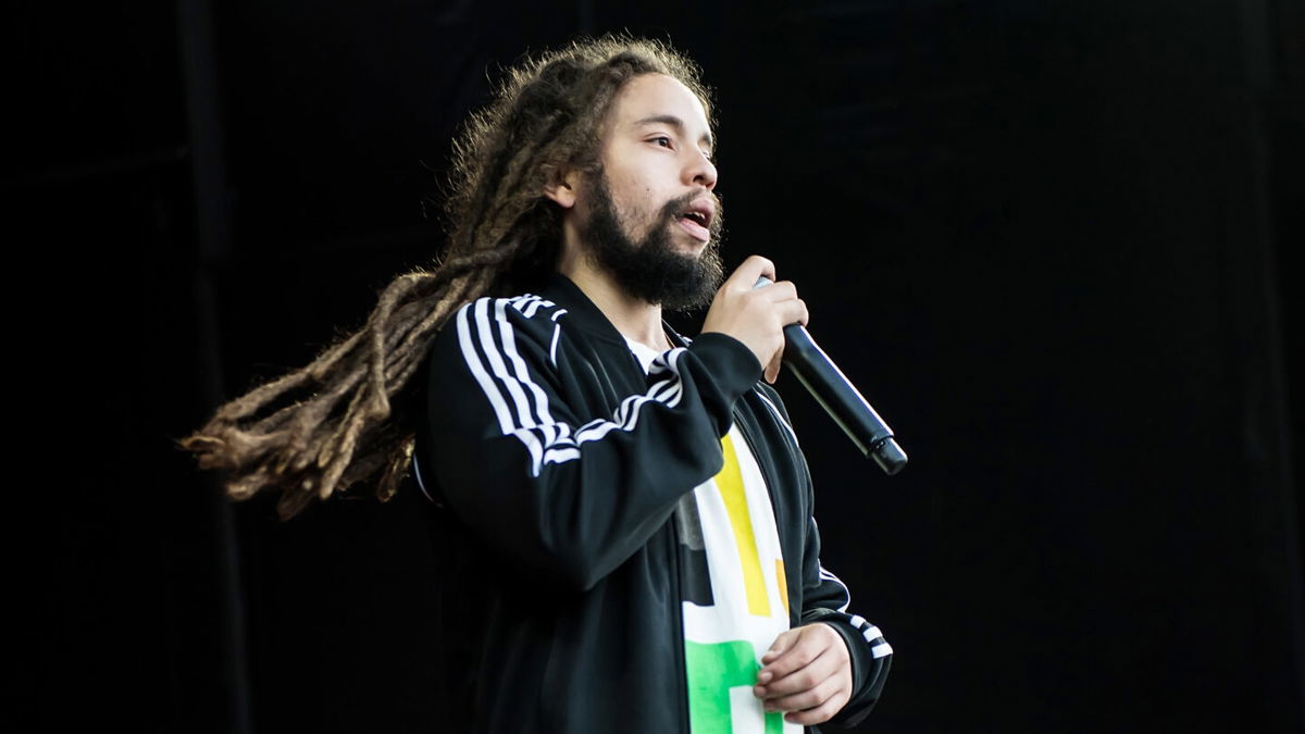 <i>Gilbert Carrasquillo/Getty Images</i><br/>Jo Mersa Marley performs during The Miseducation of Lauryn Hill 20th Anniversary Tour in Philadelphia in 2018.