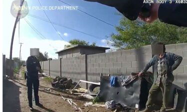 New body-cam video from Phoenix police shows an officer shooting a man several times in an alley after he reportedly refused to drop a pair of scissors