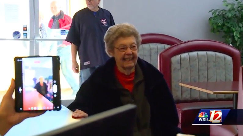 <i>WXII</i><br/>Nancy Tutterow spent her 99th birthday partying