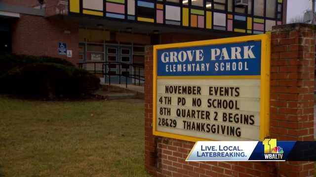 <i>WBAL</i><br/>Plans involve demolishing the old Grove Park Elementary School