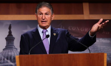 U.S. Sen. Joe Manchin (D-WV) speaks at a press conference at the U.S. Capitol on September 20