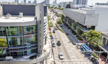 Regal Cinemas is closing 39 more movie theaters across the United States. Pictured is a Regal movie theater in Miami Beach