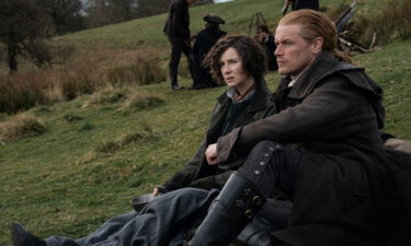 Caitriona Balfe (left) and Sam Heughan are seen here in 'Outlander.'