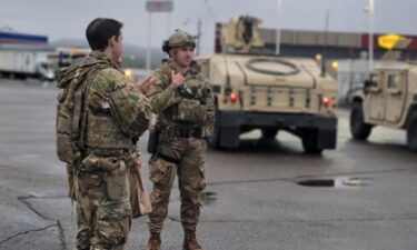 Soldiers with the 270th Military Police Company are en route to aid San Luis Obispo County Sheriffís Department with their search of missing 5-year-old Kyle Doan. Over 100 Cal Guard members are already on the scene aiding the search efforts.