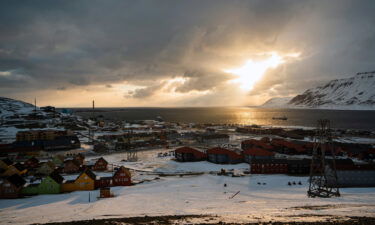 Longyearbyen on Spitsbergen island