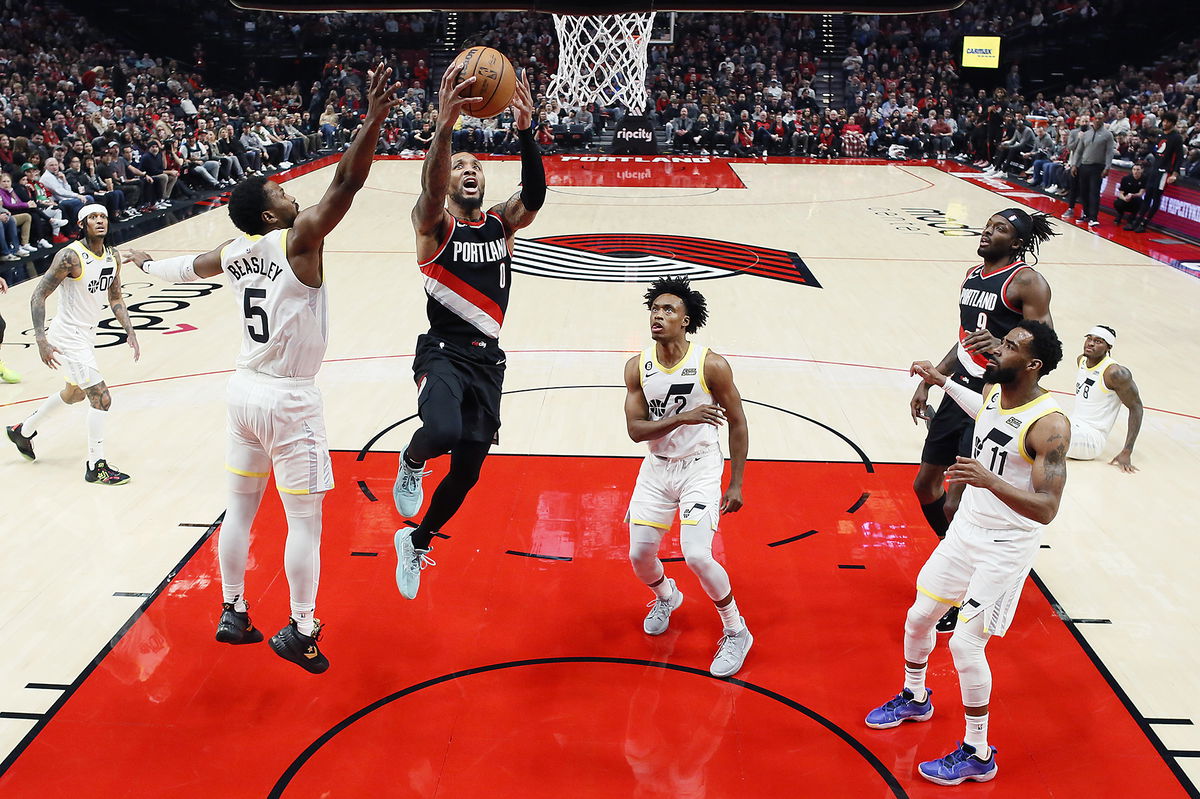 <i>Soobum Im/Getty Images</i><br/>Damian Lillard was locked in on January 25