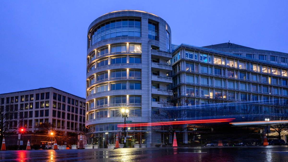 <i>Mandel Ngan/AFP/Getty Images</i><br/>An office building housing the Penn Biden Center for Diplomacy and Global Engagement is seen here in Washington