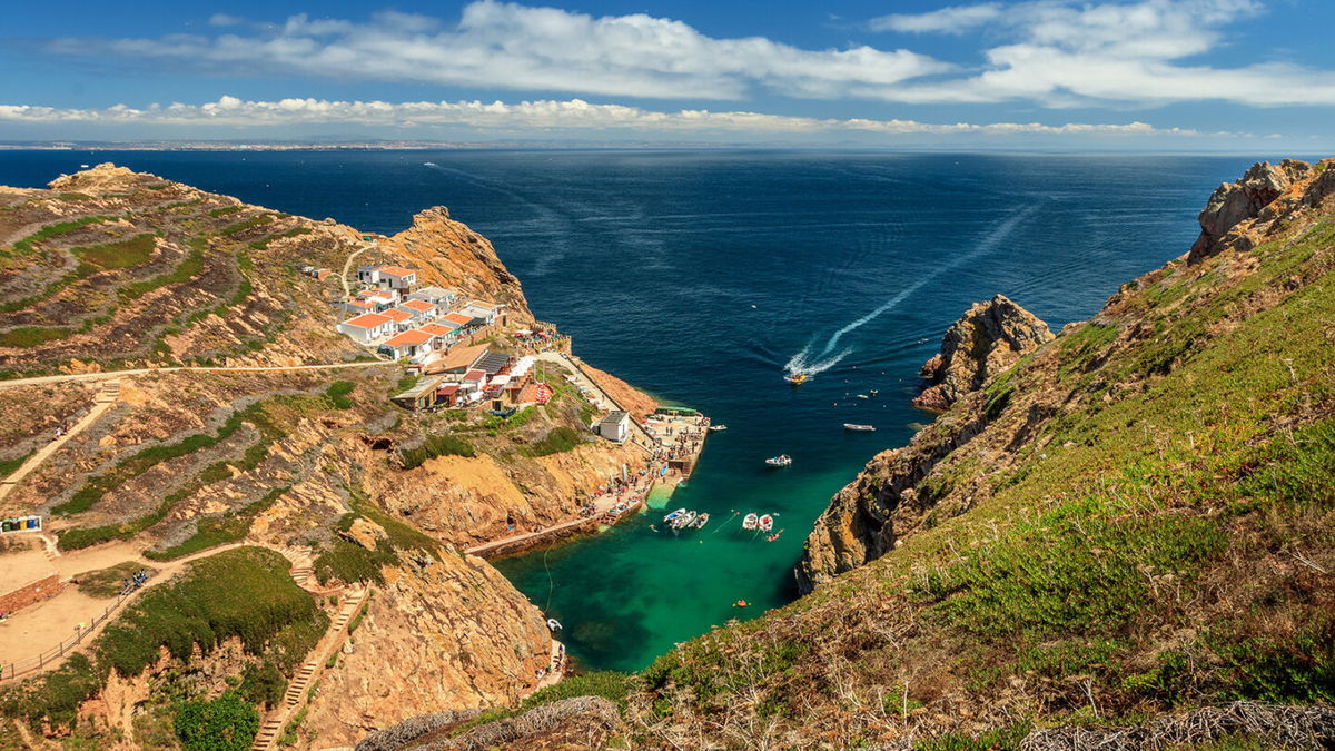 <i>Luis Fonseca/iStockphoto/Getty Images</i><br/>About six miles off the coast from Peniche