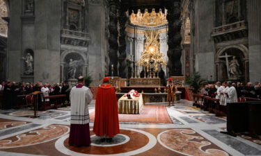 Benedict's lying-in-state started Monday in St. Peter's Basilica.