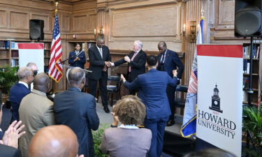 Secretary of Defense Lloyd Austin appears at Howard University on January 23 in Washington