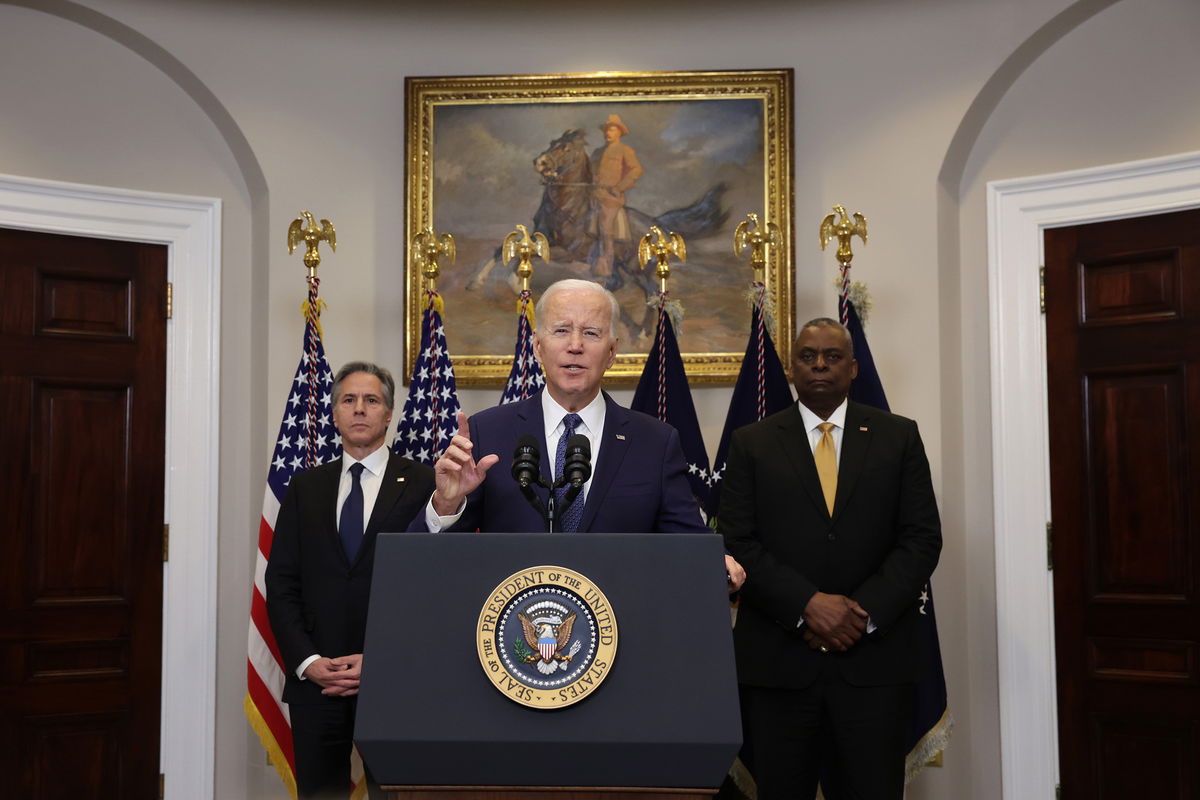 <i>Alex Wong/Getty Images</i><br/>President Joe Biden