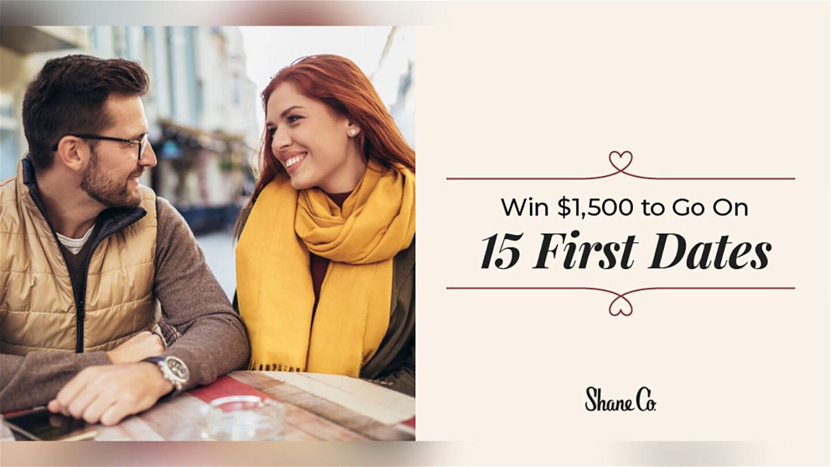 <i>Courtesy Shane Co.</i><br/>Tired of going on awkward first dates? Maybe some cash will incentivize you. Shane Co. is offering to pay one reluctant romantic $1