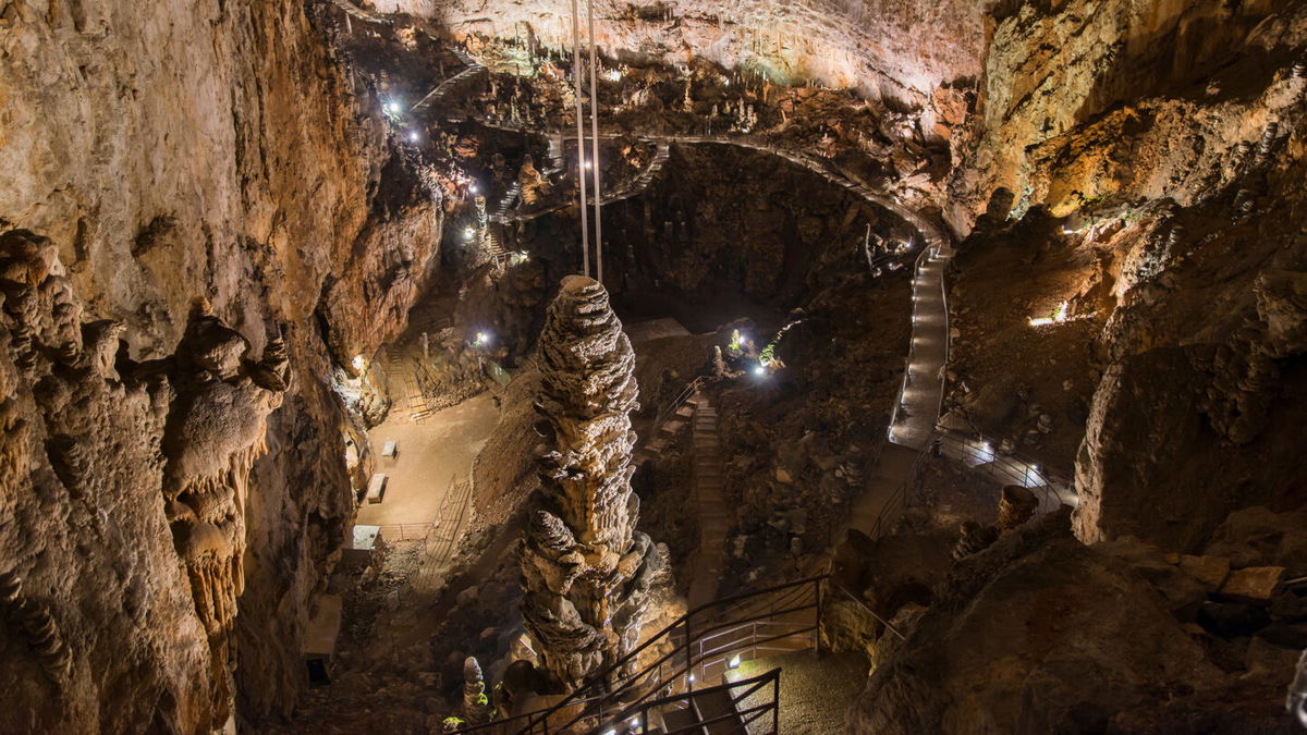 <i>Fabio Di Natale/Adobe Stock</i><br/>The Grotta Gigante is one of the world's largest tourist caverns.