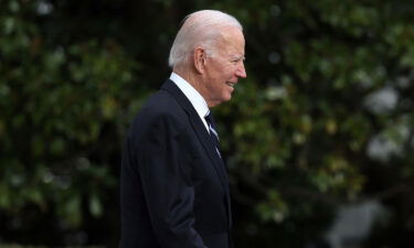 President Joe Biden departs the White House on January 13 in Washington