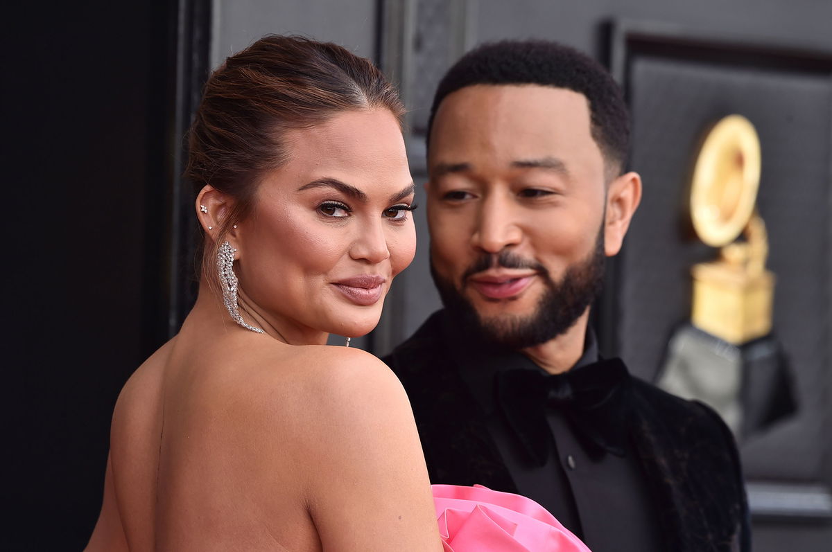 <i>Jordan Strauss/Invision/AP</i><br/>Chrissy Teigen (left) and John Legend