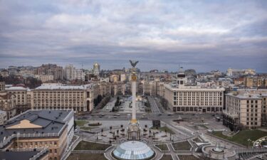 Air raid sirens rang out across Ukraine