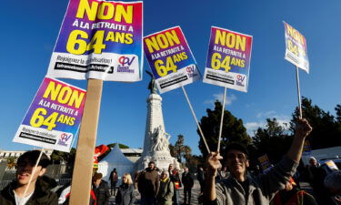 French schools and transportation networks were heavily disrupted for the second time this month