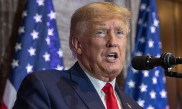 Former President Donald Trump speaks at a campaign event at the South Carolina Statehouse on January 28 in Columbia