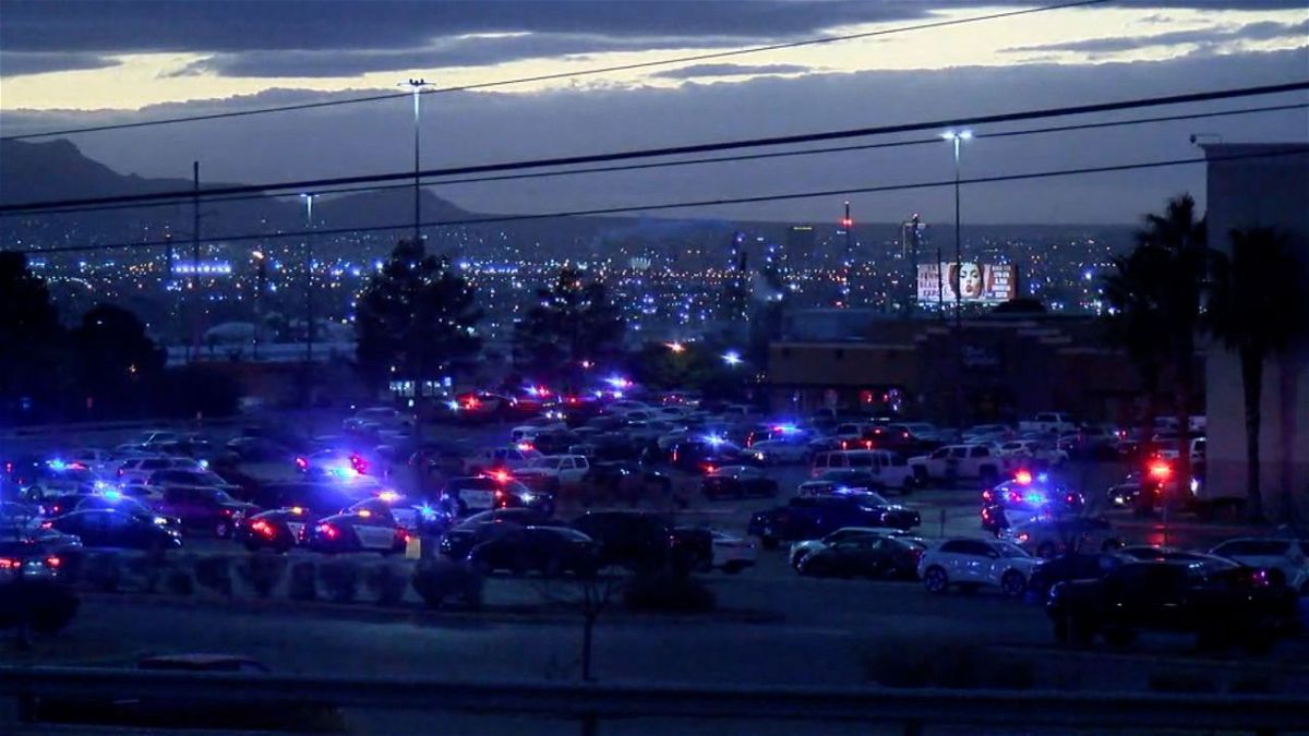 Police activity at the Cielo Vista Mall in El Paso, Texas, on February 15.