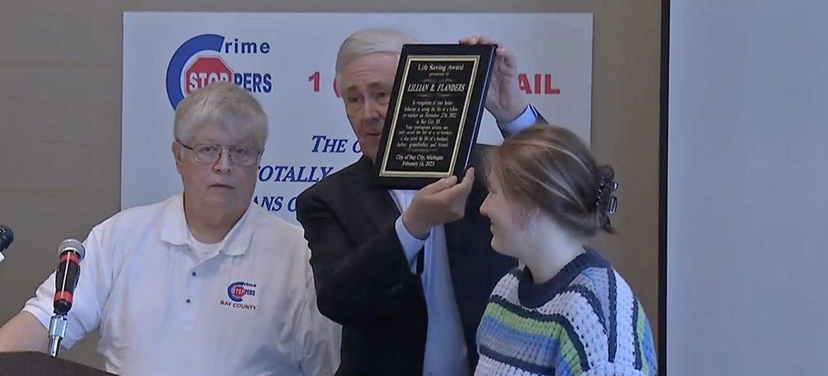 <i>WNEM</i><br/>Not all heroes wear capes. A teen was recognized on February 16 by Bay City for her quick action that saved her coworker’s life. Lillian Flanders