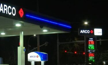 A man fighting off an attempted carjacking at an Arco gas station was caught on camera.