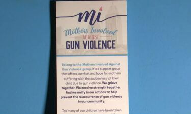 A mother who lost her son to gun violence starts 'Mother’s Involved Against Gun Violence' to help other mothers who lost loved ones.