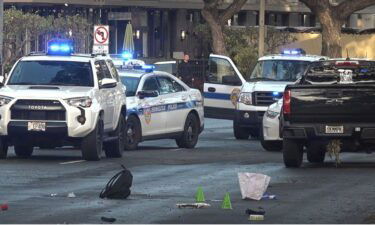 Some students afraid to cross a busy Kapiolani Boulevard and Kamakee Street where two teenage girls were struck by a hit-and-run driver who was speeding.