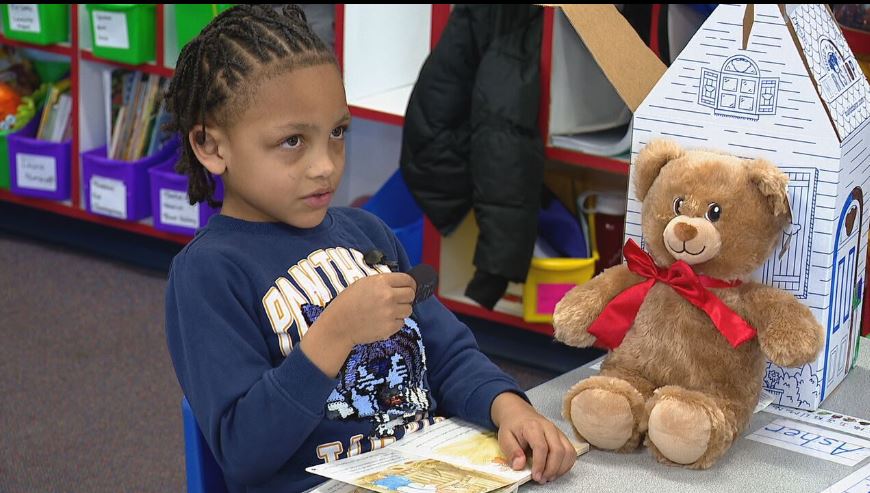 <i></i><br/>Kindergarteners at Johnston Elementary School received bears thanks to some anonymous donors and Build-A-Bear. The stuffed animal will be used to support the young students' social and emotional health.