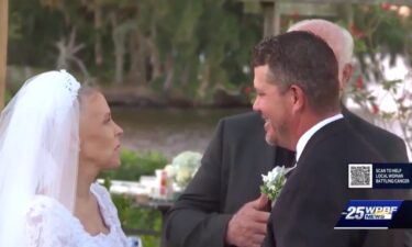 Steven Owens waited with bated breath to watch his bride walk down the aisle one last time. "We’ve been together for 28 years and married 25 in September but with the doctors' reports