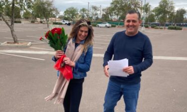 An overcast day at a Maricopa County courthouse may not be the most romantic setting for a Valentine’s Day date