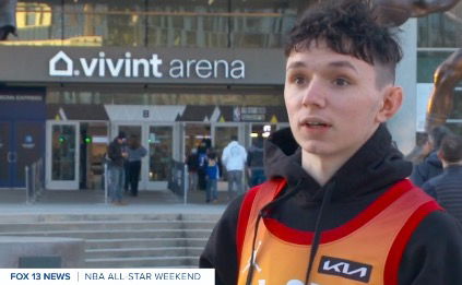 <i>KSTU</i><br/>Fans from all over the country and world traveled to Utah to attend Sunday’s NBA All-Star Game. For one fan in particular