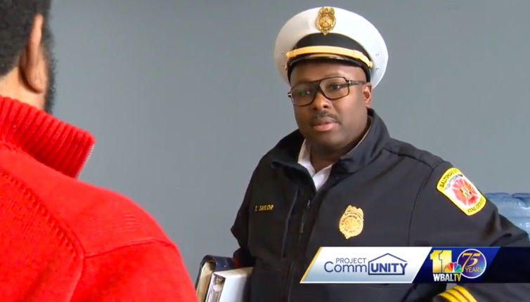 <i>WBAL</i><br/>Baltimore's first African American man to rise from high school cadet to battalion chief in the fire department centers his life around service to his community