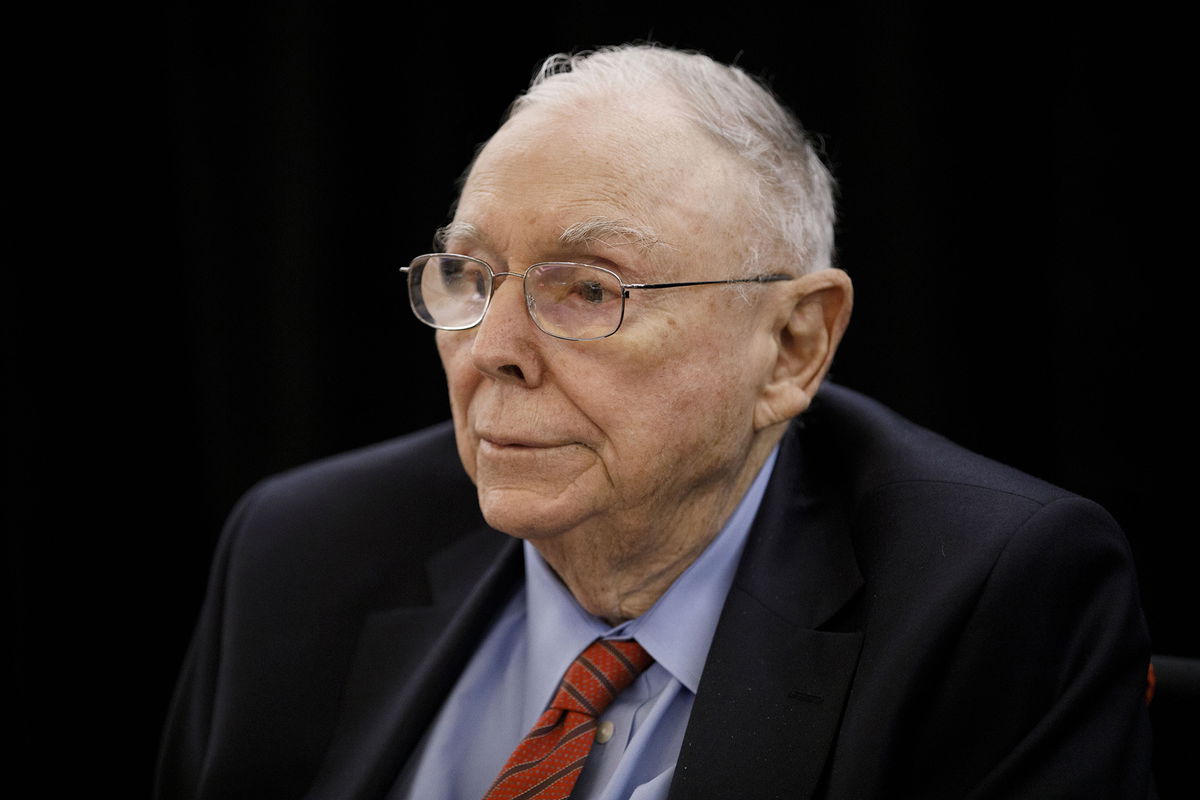 <i>Patrick T. Fallon/Bloomberg/Getty Images</i><br/>Charlie Munger