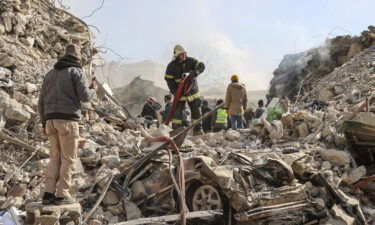 Search and rescue efforts continue on collapsed buildings in Kahramanmaras