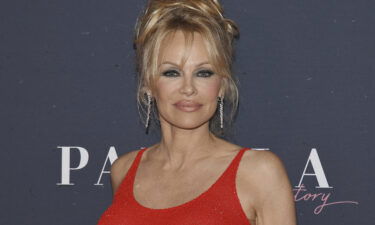 Pamela Anderson arrives at the Netflix Documentary PAMELA