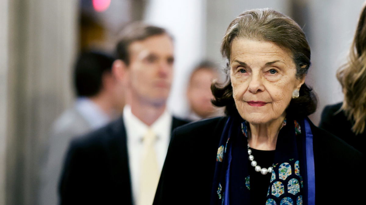 <i>Anna Moneymaker/Getty Images</i><br/>Democratic Sen. Dianne Feinstein