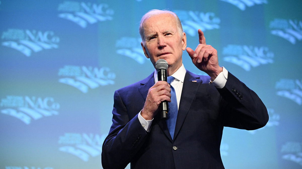 <i>Mandel Ngan/AFP/Getty Images</i><br/>President Joe Biden