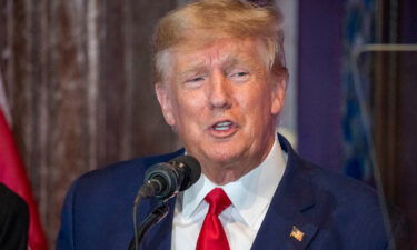 Former President Donald Trump speaks at a campaign event at the South Carolina Statehouse on January 28